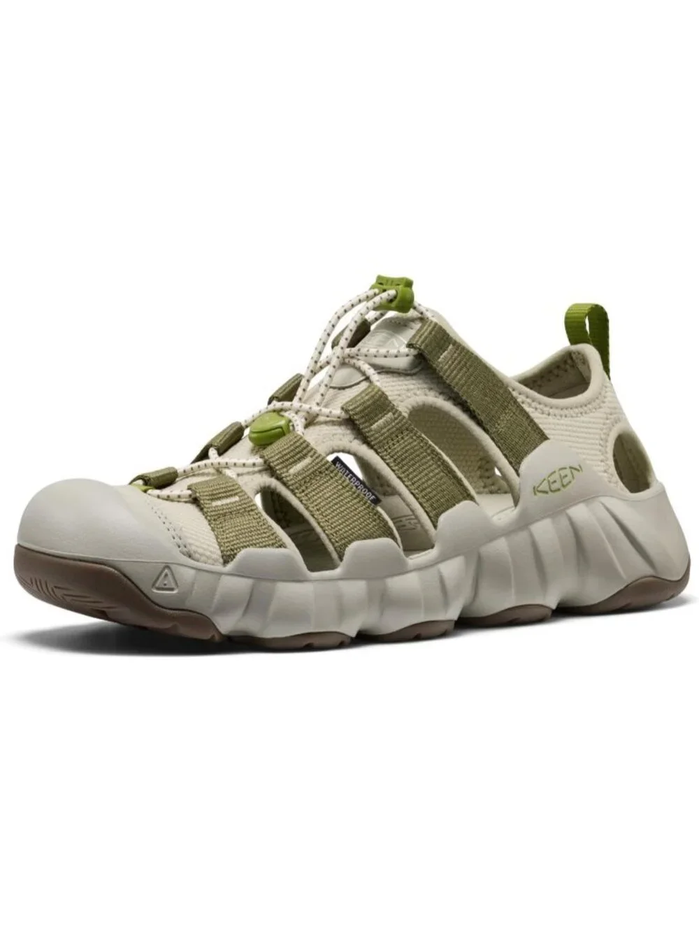 Men's Green Hyper port Closed Toe Breathable Easy On Comfortable Sandal Shoes